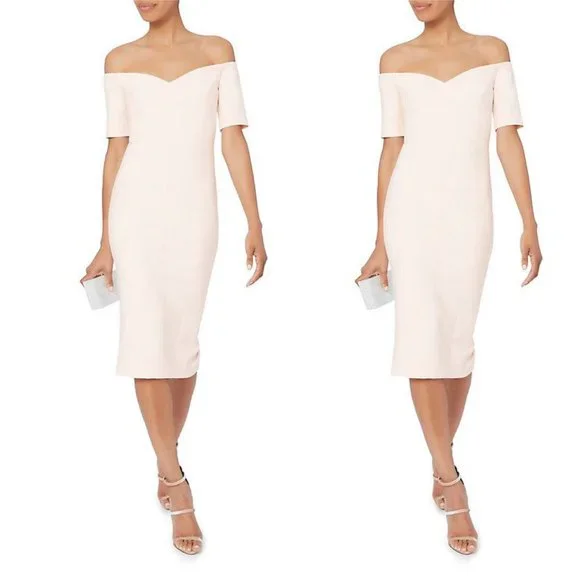 CINQ À SEPT V-Neck Midi Length Dress - Picture 2 of 11